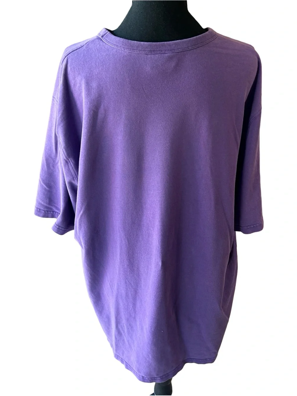 Vintage Champion Purple Embroidered Script Logo Tee | XL - Picture 3 of 5